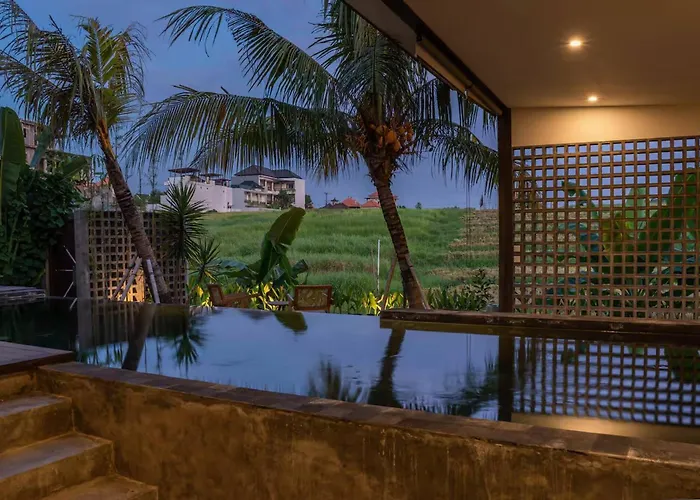 Ricefield View 3br Designer 1 Min From * Mengwi