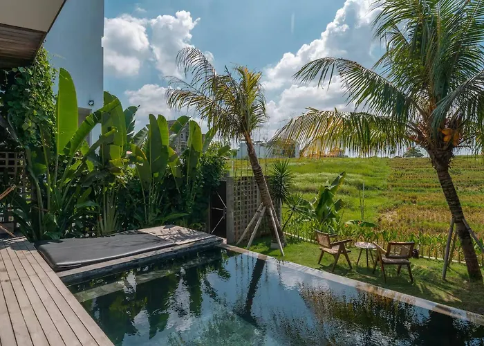 Holiday home Ricefield View 3br Designer 1 Min From Mengwi