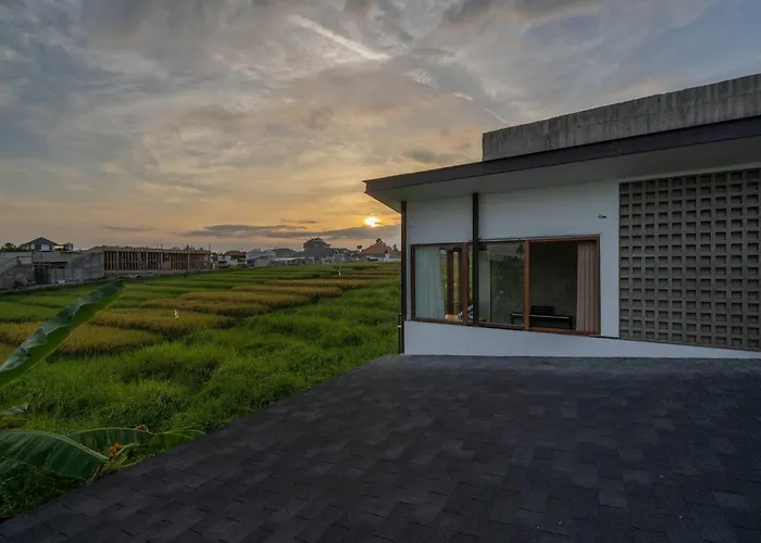 Holiday home Ricefield View 3br Designer 1 Min From Mengwi